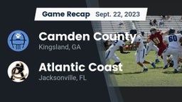 Recap: Camden County  vs. Atlantic Coast   2023