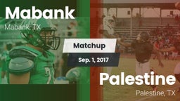 Matchup: Mabank  vs. Palestine  2017