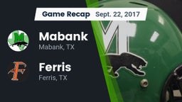 Recap: Mabank  vs. Ferris  2017