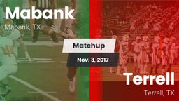 Matchup: Mabank  vs. Terrell  2017