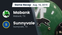 Recap: Mabank  vs. Sunnyvale  2019