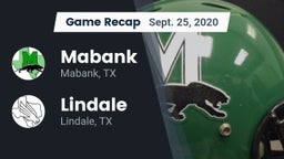 Recap: Mabank  vs. Lindale  2020