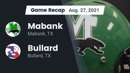 Recap: Mabank  vs. Bullard  2021