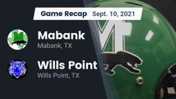 Recap: Mabank  vs. Wills Point  2021