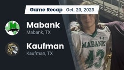 Recap: Mabank  vs. Kaufman  2023