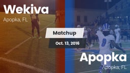 Matchup: Wekiva  vs. Apopka  2016