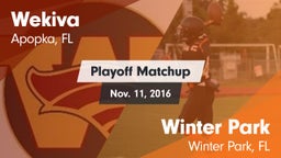 Matchup: Wekiva  vs. Winter Park  2016