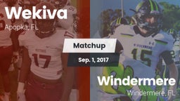 Matchup: Wekiva  vs. Windermere  2017