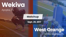 Matchup: Wekiva  vs. West Orange  2017