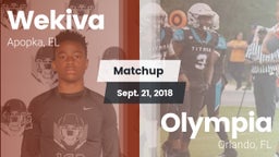 Matchup: Wekiva  vs. Olympia  2018