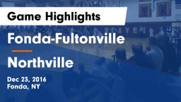 Fonda-Fultonville  vs Northville Game Highlights - Dec 23, 2016