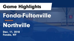 Fonda-Fultonville  vs Northville Game Highlights - Dec. 11, 2018