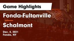 Fonda-Fultonville  vs Schalmont  Game Highlights - Dec. 4, 2021