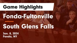 Fonda-Fultonville  vs South Glens Falls  Game Highlights - Jan. 8, 2024