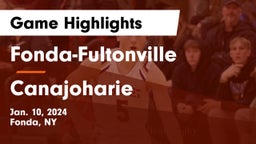 Fonda-Fultonville  vs Canajoharie  Game Highlights - Jan. 10, 2024