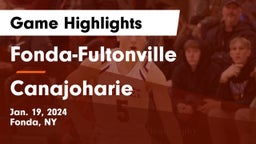Fonda-Fultonville  vs Canajoharie  Game Highlights - Jan. 19, 2024