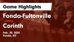 Fonda-Fultonville  vs Corinth  Game Highlights - Feb. 20, 2024