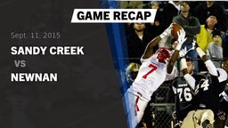 Recap: Sandy Creek  vs. Newnan  2015