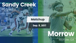 Matchup: Sandy Creek High vs. Morrow  2017