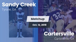 Matchup: Sandy Creek High vs. Cartersville  2018