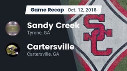 Recap: Sandy Creek  vs. Cartersville  2018