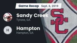 Recap: Sandy Creek  vs. Hampton  2019