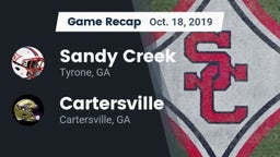 Recap: Sandy Creek  vs. Cartersville  2019