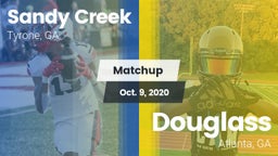 Matchup: Sandy Creek High vs. Douglass  2020