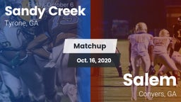 Matchup: Sandy Creek High vs. Salem  2020