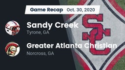 Recap: Sandy Creek  vs. Greater Atlanta Christian  2020