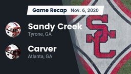 Recap: Sandy Creek  vs. Carver  2020