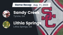 Recap: Sandy Creek  vs. Lithia Springs  2023