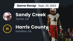 Recap: Sandy Creek  vs. Harris County  2023