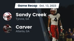 Recap: Sandy Creek  vs. Carver  2023