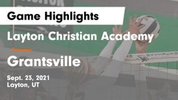 Layton Christian Academy  vs Grantsville  Game Highlights - Sept. 23, 2021