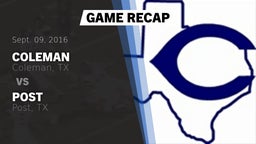 Recap: Coleman  vs. Post  2016