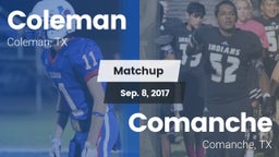 Matchup: Coleman  vs. Comanche  2017