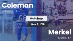 Matchup: Coleman  vs. Merkel  2018