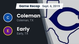 Recap: Coleman  vs. Early  2019