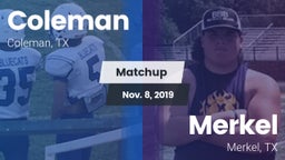 Matchup: Coleman  vs. Merkel  2019