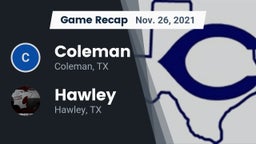 Recap: Coleman  vs. Hawley  2021