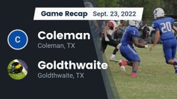 Recap: Coleman  vs. Goldthwaite  2022