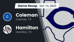 Recap: Coleman  vs. Hamilton  2023