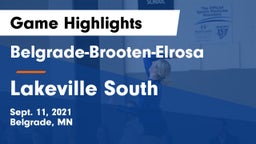 Belgrade-Brooten-Elrosa  vs Lakeville South Game Highlights - Sept. 11, 2021