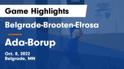 Belgrade-Brooten-Elrosa  vs Ada-Borup Game Highlights - Oct. 8, 2022