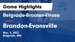 Belgrade-Brooten-Elrosa  vs Brandon-Evansville Game Highlights - Nov. 3, 2022