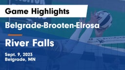 Belgrade-Brooten-Elrosa  vs River Falls Game Highlights - Sept. 9, 2023