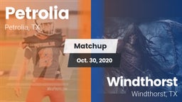 Matchup: Petrolia  vs. Windthorst  2020