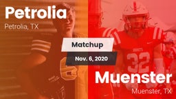 Matchup: Petrolia  vs. Muenster  2020