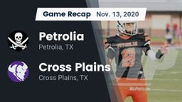 Recap: Petrolia  vs. Cross Plains  2020